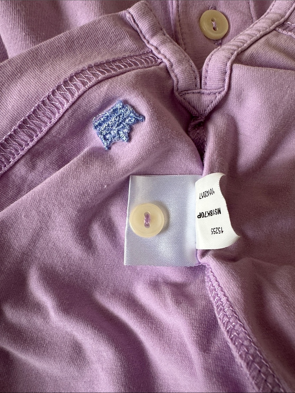 Peter Millar Lavender Short-Sleeve Polo with Chest Pocket - Picture 6 of 6